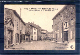 69. Lamure Sur Azergues. La Gendarmerie Et La Grande Rue - Lamure Sur Azergues