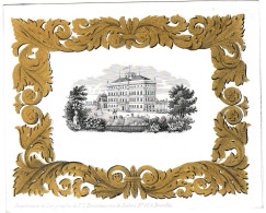 Belgique "Carte Porcelaine" Porseleinkaart, Imp Lithographie De F.T.Hannotiau. Bruxelles, Dim:130 X 107mm - Cartes Porcelaine