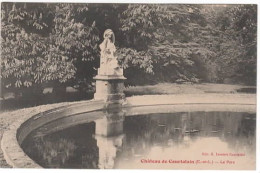 COURTALAIN  Le Château  Le Parc   (feuillets Qui Commencent à Se Détacher) - Courtalain