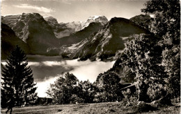 Braunwald/Glarus - Nebel über Linthal Mit Tödigruppe (1336/4) * 20. 7. 1959 - Linthal