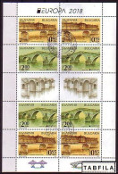 BULGARIA / BULGARIE - 2018 - Europa-CEPT - Ponts - Bridges - M/S Used - Gebruikt