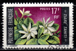 F P+ Polynesien 1969 Mi 91 Tiare Tahiti - Used Stamps