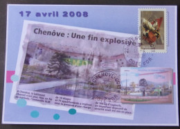 CHENOVE - Une Fin Explosive - Signature Du Maire De Chenove - Jean Esmonin - Chenove