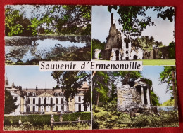 CPSM Grand Format -   Souvenir D' Ermenonville ( Multivues , Multivue  ) - Ermenonville