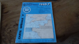 124/ CARTE SPECIALE P DE L ILE VIERGE A LA POINTE DE PENMARC H ABORDS DE BREST 7066 P /SHOM - Seekarten