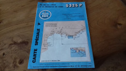 124/ CARTE SPECIALE P DU BEC DE L AIGLE A LA PRESQU ILE DE GIENS 5325 P /SHOM - Nautical Charts