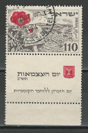 Israel Mi 71 O Used - Gebraucht (mit Tabs)