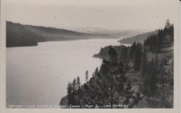 Lake Cœur D'Alene Idaho USA. Real Photo B&W RPPC: CEK 1930-1950 Signed Photo Mountains Bay, - Coeur D'Alene