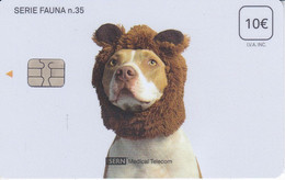 ISN-357 TARJETA DE ESPAÑA DE ISERN DE LA SERIE FAUNA Nº35 - PERRO-CAN-DOG - Dogs