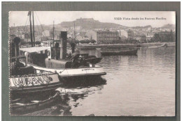 Vigo - Vista Desde Los Nuevos Muelles Barco Roberto SHIPS BOATS UNUSED LA CONCORDIA PAPELERIA VIGO UNUSED - Pontevedra