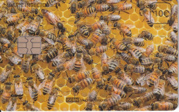 ISN-373 TARJETA DE ESPAÑA DE ISERN DE LA SERIE INSECTOS Nº24 (ABEJA-BEE) - Honeybees