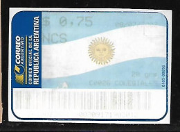 ARGENTINA - AÑO 2002 - Etiqueta De Franqueo NCS 20 Grs - Colegiales - Franking Labels