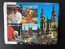 Tchad Chad Tschad 2001 Mi. 2248 - 2251 Pape Jean-Paul II Papst Johannes Paul Pope John Paul - Tchad (1960-...)