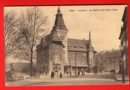 ZVM-23  Genève La Mairie Des Eaux-Vives  ANIME. Circulé 1935 Vers Le Viviers En Savoie Phototypie 1093 Sepia - Genève