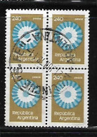 ARGENTINA - AÑO 1976 - Serie Escarapela Nacional - Cuadro Escarapela 240 Pesos - Usado (a) - Oblitérés