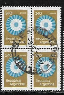 ARGENTINA - AÑO 1976 - Serie Escarapela Nacional - Cuadro Escarapela 240 Pesos - Usado (b) - Usados