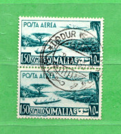 (Us8) SOMALIA - AFIS ° 1950 - PITTORICA - POSTA AEREA. Unif. A.8. - Somalie (AFIS)