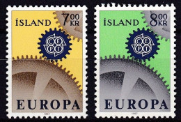 IS240D – ISLANDE – ICELAND – 1967 - EUROPA – SG # 440/1 MNH 5,50 € - Unused Stamps