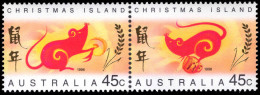 Christmas Island 1996 Chinese New Year. Year Of The Rat Unmounted Mint. - Christmas Island