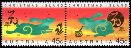 Christmas Island 1999 Chinese New Year. Year Of The Rabbit Unmounted Mint. - Christmas Island