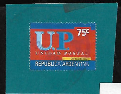 ARGENTINA - AÑO 2001 - Serie Correo UP (Unidad Postal) Autoadhesivas Con Troquelado De Seguridad - Fragmento (d) - Gebruikt