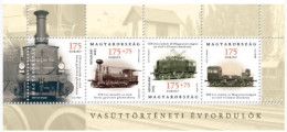 HUNGARY - 2023. Minisheet - Youth Philately - Anniversaries Of The Hungarian Railway History MNH!! - Ungebraucht