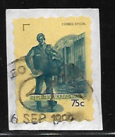 ARGENTINA - AÑO 2002 - Serie El Cartero - Sellos Autoadhesivos - Fragmento (b) - Used Stamps
