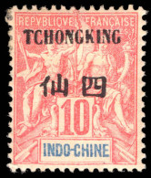 Chungking 1903-04 10c Rose-red Mounted Mint. - Unused Stamps