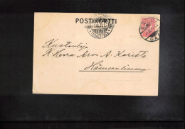 Finland 1913 Interesting Postcard From Salo To Hameenlinna - Lettres & Documents
