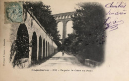 Roquefavour - Depuis La Gare Au Pont - Roquefavour