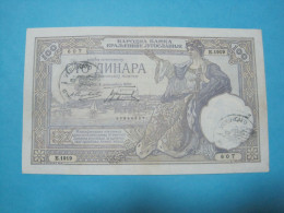 Montenegro Yugoslavia Italian Occupation, 100 VERIFICATO, ND 1941, Old Date 1929 (6) - Allied Occupation WWII