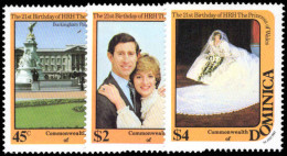Dominica 1982 Princess Of Wales Birthday Unmounted Mint. - Dominica (...-1978)