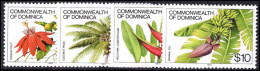 Dominica 1984 Plant-Life 1984 Imprint Set Of 4 Unmounted Mint. - Dominica (...-1978)