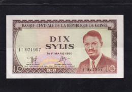 Guinea 10 Sylis 1971 UNC  Lumumba - Guinea