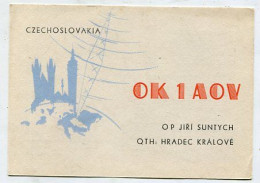 AK 141482 QSL - Czechoslovakia - Hradec Kralové - Otros & Sin Clasificación