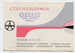 AK 141484 QSL - Czechoslovakia - Praha / Kolín - Otros & Sin Clasificación