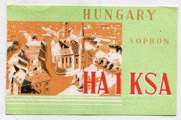 AK 141494 QSL - Hungary - Sopron - Other & Unclassified