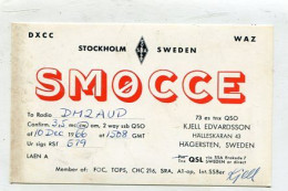 AK 141497 QSL - Sweden - Stockholm - Autres & Non Classés