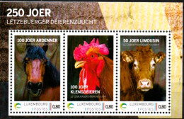 LUXEMBOURG,LUXEMBURG,2022, Bloc Meng.Post - 250 Joer Déierenzucht  , POSTFRISCH, NEUF, - Unused Stamps