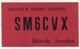 AK 141506 QSL - Sweden - Skövde - Altri & Non Classificati