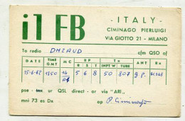AK 141513 QSL - Italy - Milano - Other & Unclassified