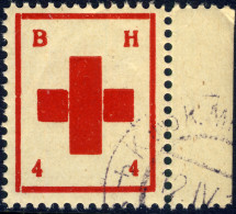 BOSNIE-HERZÉGOVINE Vignette Croix Rouge / Red Cross STAMP - Oblitération Postale / Postal Cancel SARAJEVO 1917 - Croce Rossa