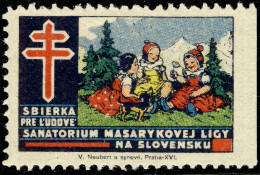 CZECHOSLOVAKIA - 1920s/30s CHRISTMAS SEAL For The Masaryk League Against Tuberculosis In Slovakia (Ref.033) - Maladies