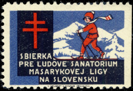 CZECHOSLOVAKIA - 1920s/30s CHRISTMAS SEAL For The Masaryk League Against Tuberculosis In Slovakia (Ref.034) - Disease