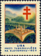 CZECHOSLOVAKIA - 1939 CHRISTMAS SEAL For The League Against Tuberculosis In Slovakia (Ref.042) - Malattie