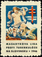 CZECHOSLOVAKIA - 1946 CHRISTMAS SEAL For The Masaryk League Against Tuberculosis In Slovakia (Ref.048) - Krankheiten