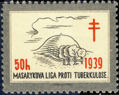 CZECHOSLOVAKIA - 1939 50Hal CHRISTMAS SEAL For The Masaryk League Against Tuberculosis (Ref.053) - Krankheiten