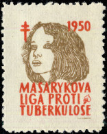 CZECHOSLOVAKIA - 1950 CHRISTMAS SEAL For The Masaryk League Against Tuberculosis (Ref.059) - Malattie