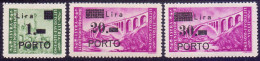 TRIESTE - SLOVENIA - SEGNAT. " LA LINEA DIETRO IL NOMINALE È GIÙ " - **MNH - 1946 - RARISSIMO - Impuestos