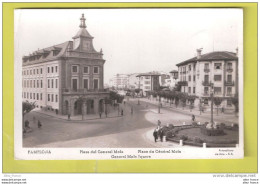 RP PAMPLONA PLAZA DEL GENERAL MOLA USED WITH STAMP Navarra Spain - Navarra (Pamplona)